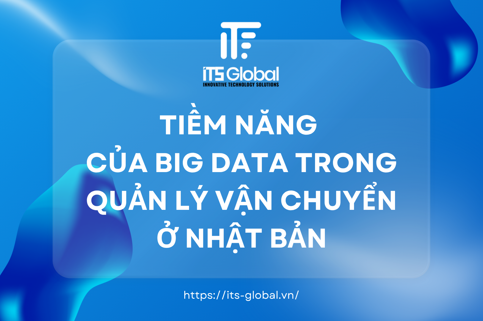 Tiềm năng của Big Data trong quản lý vận chuyển ở Nhật Bản