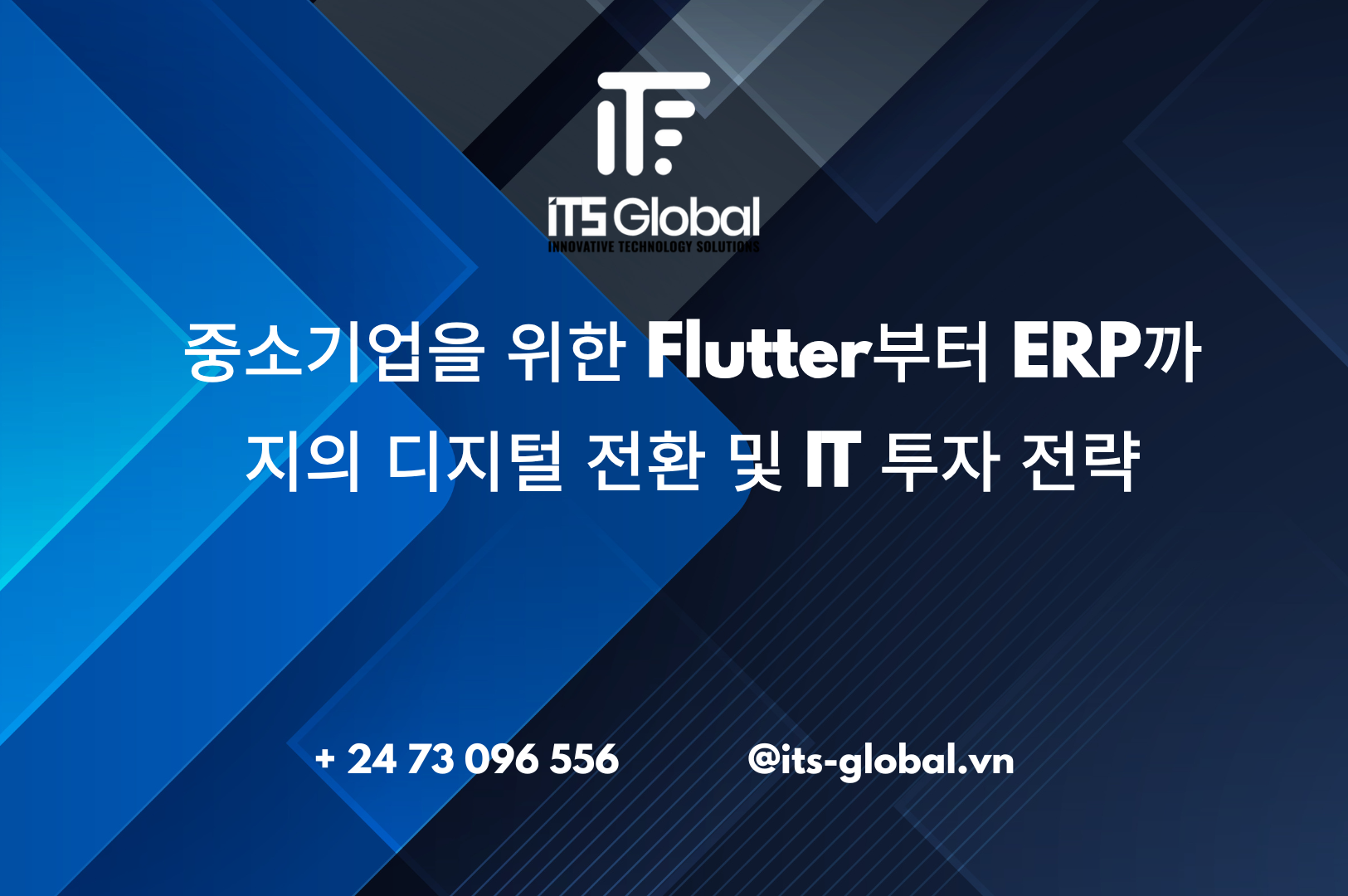 Flutter에서 ERP까지: 베트남과 일본 중소기업을 위한 전략적 기술 투자 로드맵